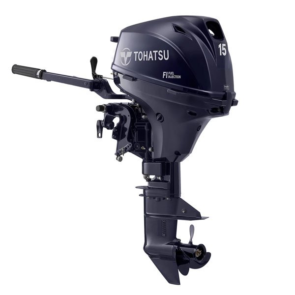 OUTBOARD_FOR_SALE_79-1.jpg 2020 Tohatsu 15 HP MFS15EL Outboard Motor - Image 1
