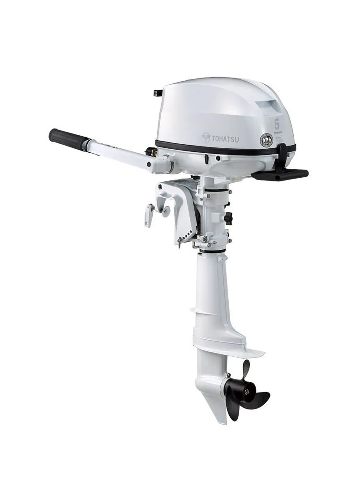 Outboard-Tohatsu-6.jpg 2024 Tohatsu 5 HP MFS5DLPGS Propane Outboard Motor - Image 1